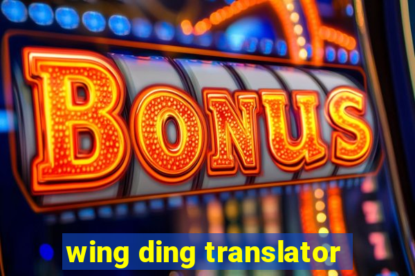 wing ding translator